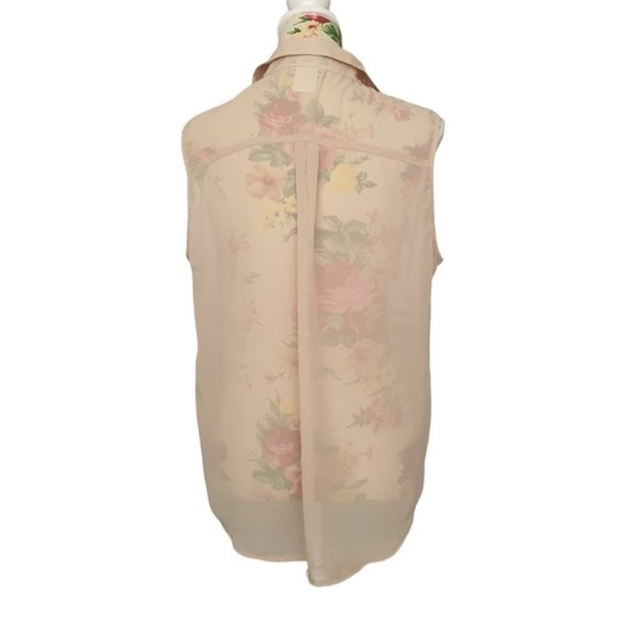 Impulse Sheer Sleeveless Shirt Size 16 - Picture 2 of 11